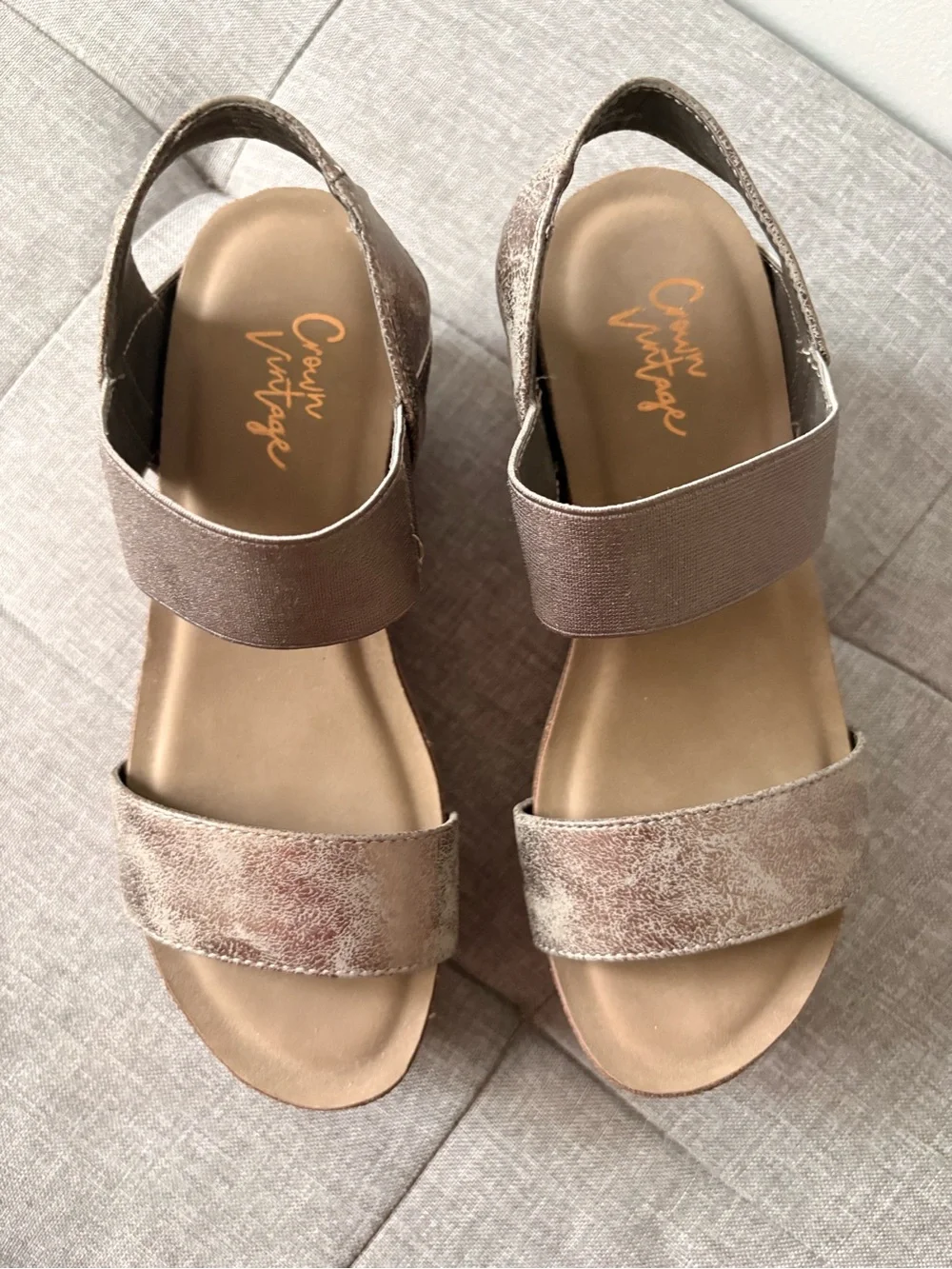 Crown Vintage Wedge Sandals